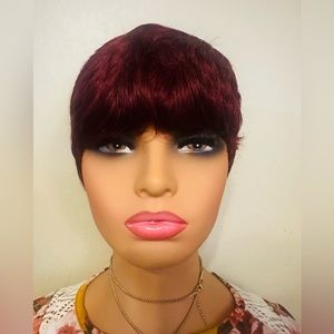 Women pixie human hair